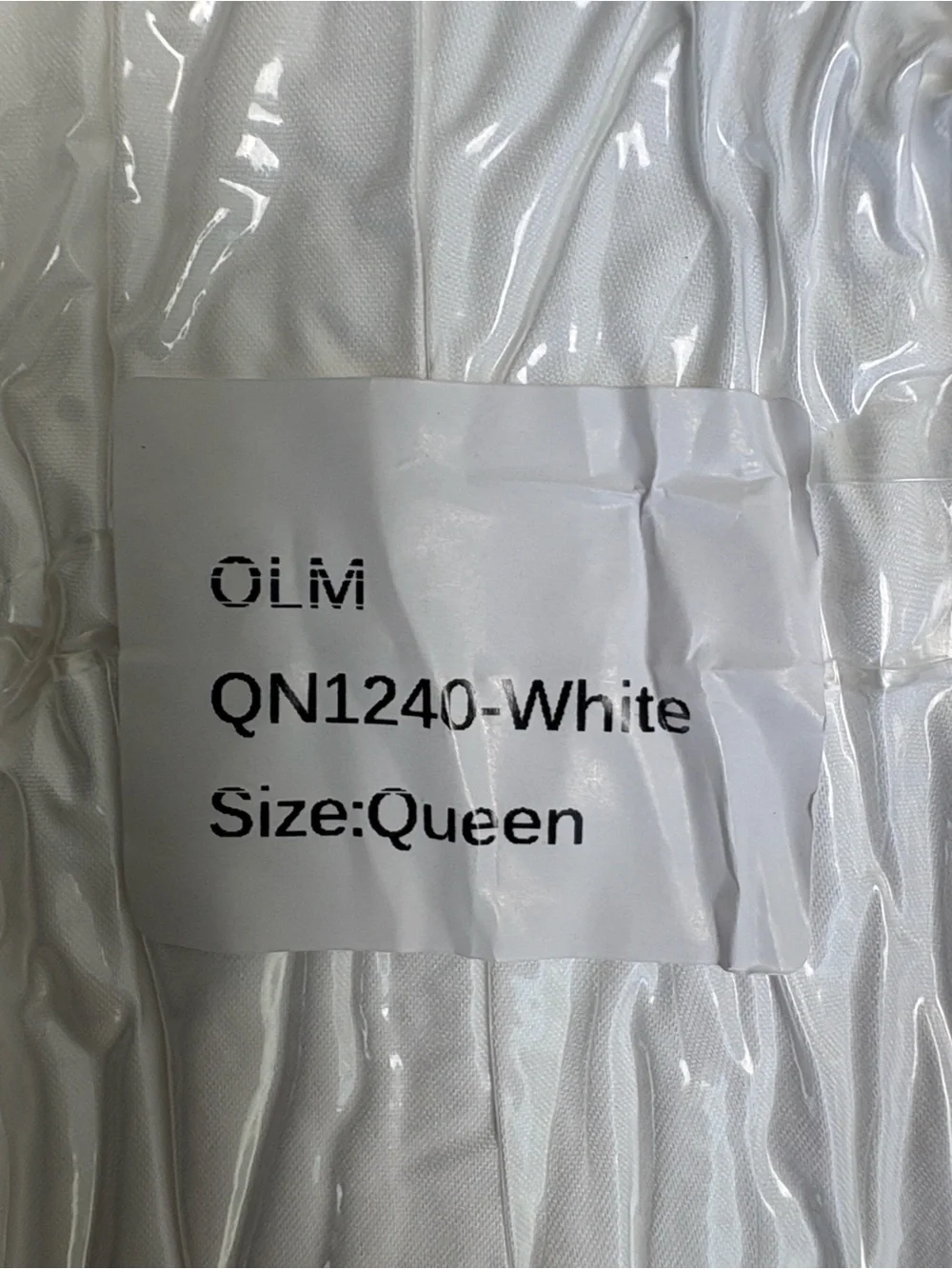 NWT WestMonth Premium Quilted Mattress Topper Queen White